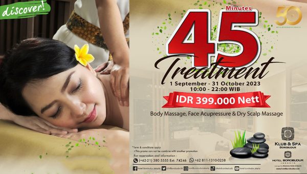 45 Minutes Treatment – Body Massage, Face Acupressure & Dry Scalp Massage