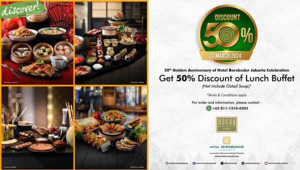 50th Golden Anniversary Celebration – 50% Discount of Lunch Buffet